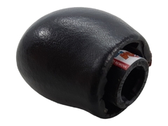 Manopla Em Couro Preta Original Sandero Rs 2.0 16v 15/19 - comprar online