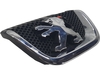 Emblema Peugeot Cromado Do Parachoque Dianteiro Original Peugeot 407 2004 A 2011