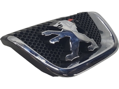 Emblema Peugeot Cromado Do Parachoque Dianteiro Original Peugeot 407 2004 A 2011