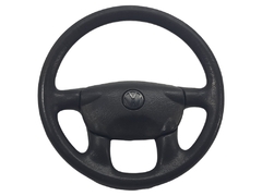 Volante De Direção Com Capa Da Buzina Preto Original Gol Santana 1995 A 1996 Saveiro Summer 1996 a 1997