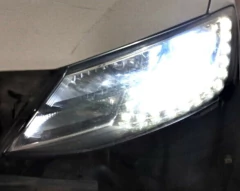 Farol Lado Esquerdo C/ LED Hella Original Jetta TSI 2012 A 2018