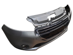 Parachoque Dianteiro Prata C/ Faróis De Milha Original Peugeot 208 2012 A 2016 - ZKMshop
