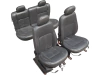 Jogo De Bancos Em Couro Cinza C/ Regulagem Altura Original Ecosport 2003 a 2012 Para reformar! - comprar online