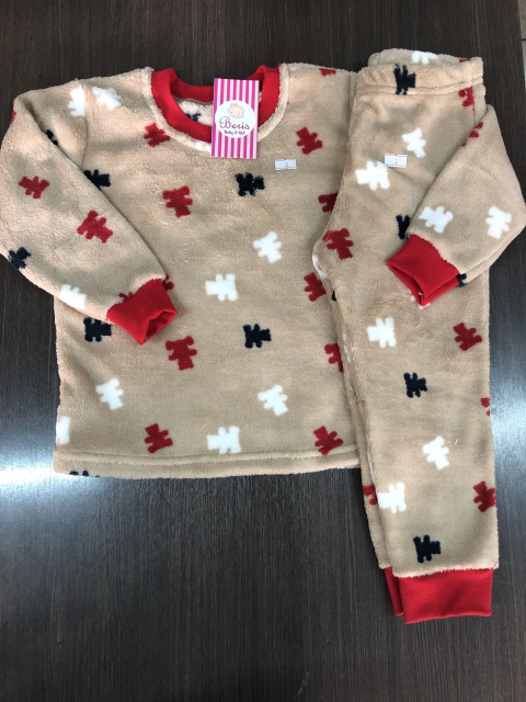 Pijama Fleece nude ursos BCJ2055