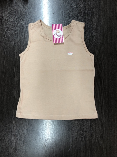 Regata algodão areia B209