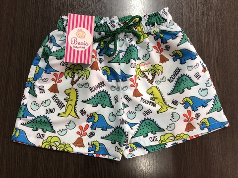 Shorts tactel premium Dino com bolso B170