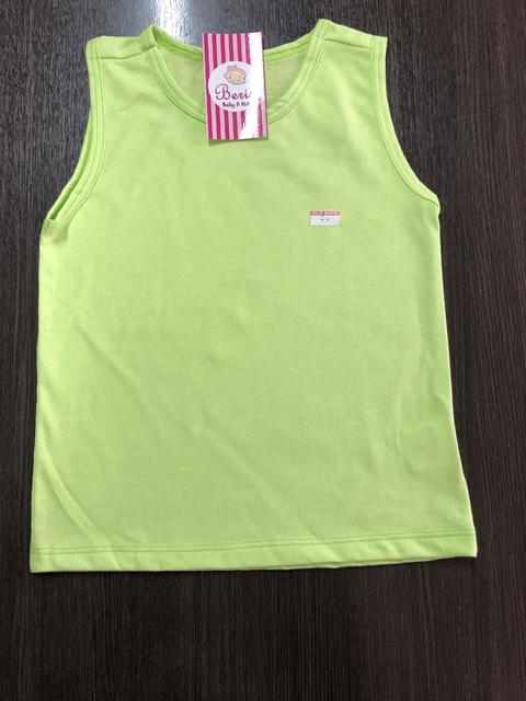 Regata algodão verde lima B236