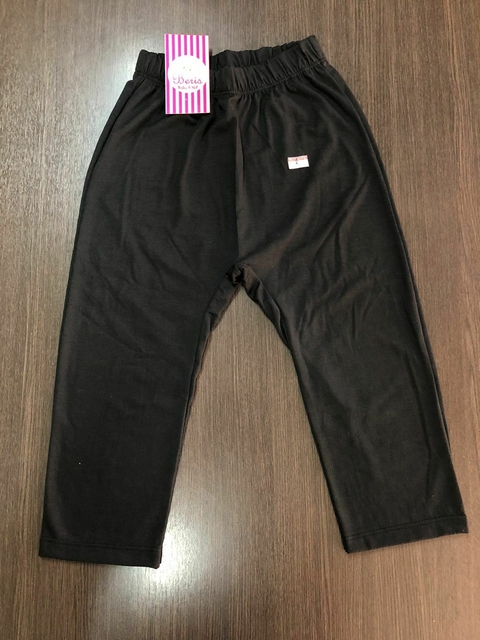 Calça saruel malha preto B944 - comprar online
