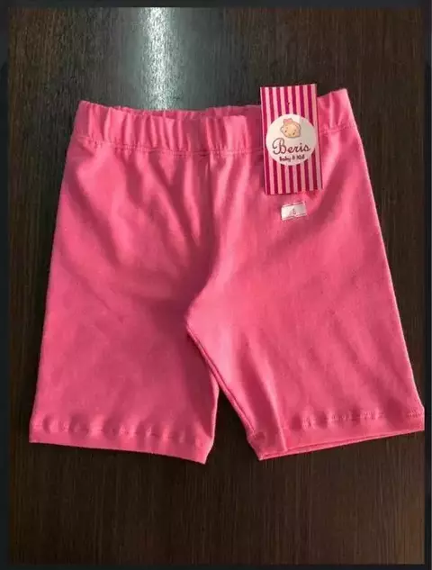 Shorts algodão com elastano rosa B096