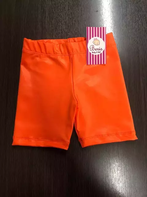 Shorts cirre laranja neon B082