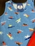 Pijama regata algodão surf azul 1450 - Beris Baby