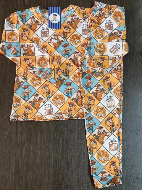 Pijama suede longo Woody caramelo 1725