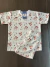 Pijama malha PP Natal off white menino com gola branca 1881 - comprar online