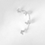 Ear Cuff Encaixe Borboleta Cravejado