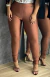 Calça Legging Sal e Pimenta de Cirré Colorida Skinny - Sal e Pimenta