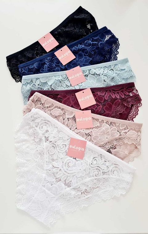 Culotte de puntilla flores (sólo T.1) - comprar online