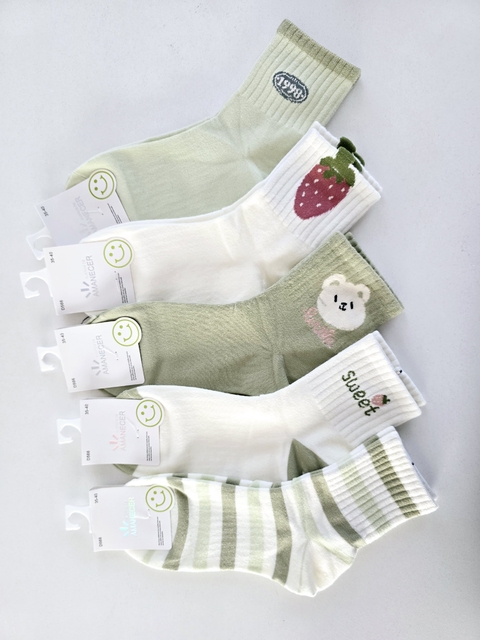 Medias tonos verdes - comprar online