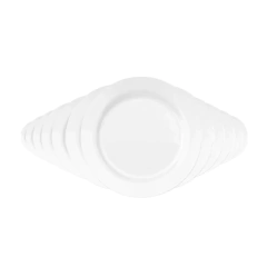 Imagen de Set 6 Platos Blancos Playos Opal Nadir 24cm Redondos Gourmet