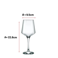 Kit 24 Cubiertos Tramontina Havai + 6 Copas Brunello 490ml en internet