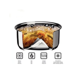 Bateria Set Olla Cacerola 8 Piezas Tramontina Solar - Destapa la Olla