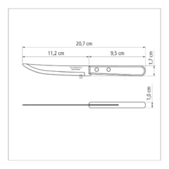 Set de 24 Cubiertos Tramontina Dynamic (12 Cuchillos y 12 Tenedores) - Destapa la Olla