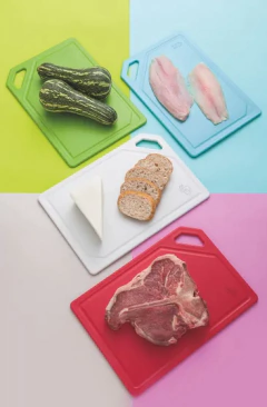 Imagen de Juego De Tablas Para Cocinar o Picadas Con Soporte 5 Piezas Tramontina Mix color