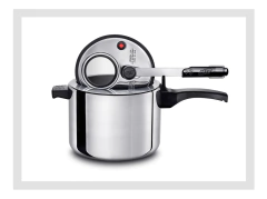 Olla a Presión 4.50 Litros con Visor Aluminio Pulido Mta - comprar online