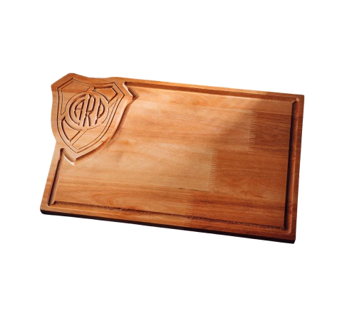 Tabla Asado Grande De River Con El Escudo Grabado - comprar online