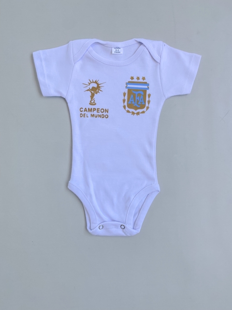 Body de manga corta Campeones del mundo