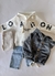 Pack London Print - Beige 4 piezas - comprar online