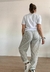 Pantalon lino rayado verde Mom - Minimomentos | Ropa de recién nacidos a 6 años