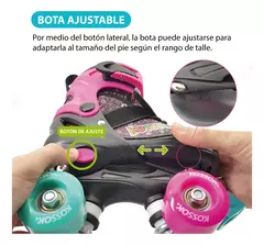 Patines Rollers Kossok Glide 265 + Protecciones - comprar online