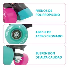 Patines Rollers Kossok Glide 265 + Protecciones en internet