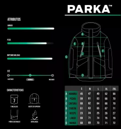 Campera Inflada Baker Black (M-144) parka