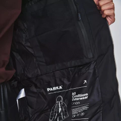 Campera Inflada Orion Black (M-142) parka - ciudadmagicaindumentaria