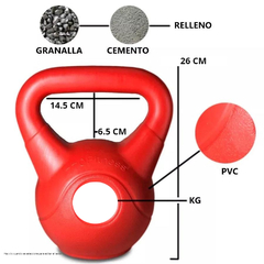 PESA RUSA KETTLEBEL 10 KG FUNCIONAL CROSSFIT en internet