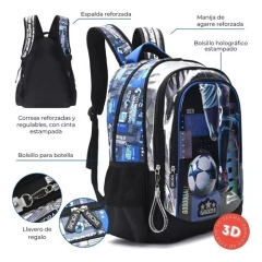 Mochila Skora 18" Futbol Escolar 4508 en internet