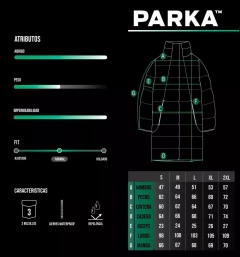 Imagen de Campera Inflada Infinity Black (M - 148) parka