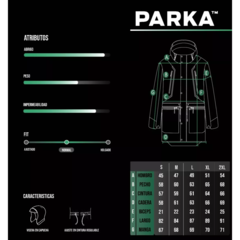 Imagen de CAMPERA INFLADA HYDRA MILITARY GREEN - PARKA