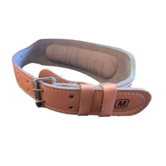 Cinturon Cinto Lumbar Discos Pesas Cuero Reforzado Tws
