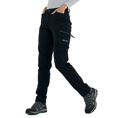 PANTALONES JUNGLA TREKKING CARGO MUJER NEGRO - ALASKA MOUNTAIN