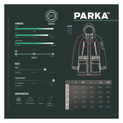 PARKA - CAMPERA ATLAS - ciudadmagicaindumentaria