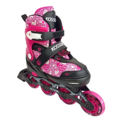 Rollers Extensibles Kossok Onyx 174 3 En 1 + Set De Protecciones