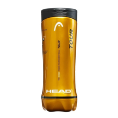 Pelotas Tenis Head Atp Gold Tubo X 3 Padel Tennis Cemento Ladrillo - ciudadmagicaindumentaria