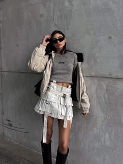 Remera manga larga LOGO (washed) - THE DOOM GENERATION