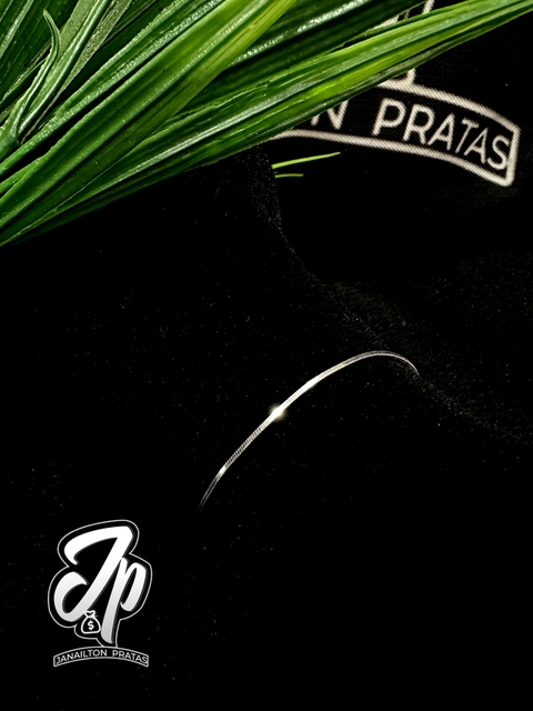 Pulseria Rabo De Rato Quadrado 1mm