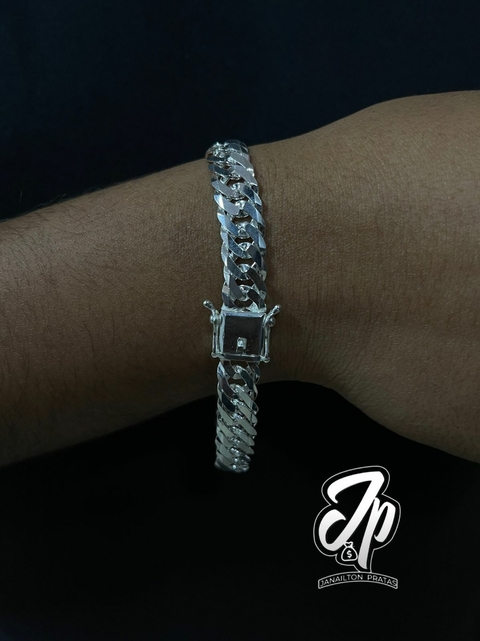 Pulseira Elo Duplo 10MM - 22CM