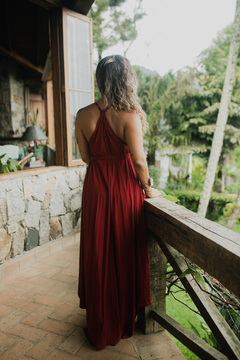 Vestido Lazuli Marsala- Aventurina