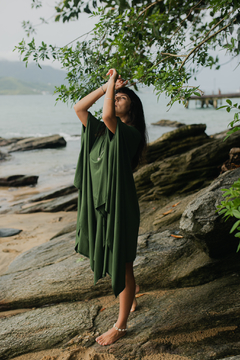 Vestido Kaftan Verde - Aventurina