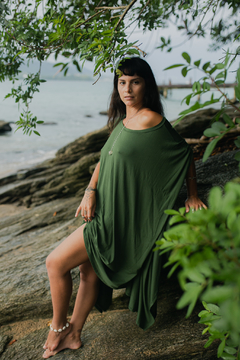 Vestido Kaftan Verde na internet